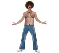 Maglietta Con Petto Peloso Realistico Per Costume Da Pimp Degli Anni '70