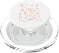 Maglietta con scarabocchi, I'm Literally Just a Girl | 90s Baby PopSockets PopGrip per MagSafe
