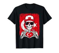 Maglietta con Scheletro della Turchia Pride Maglietta