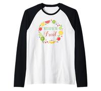 Maglietta con Scritta Blessed be The Fruit Shirt Maglia con Maniche Raglan