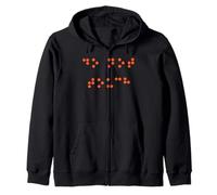 Maglietta con scritta "Do Not Touch in Braille", divertente regalo scherzoso Felpa con Cappuccio