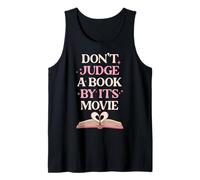 Maglietta con scritta "Don't Judge a Book By It's Movie Book Lover" Canotta