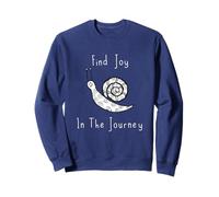 Maglietta con scritta "Find Joy In The Journey" - Happy Zen Buddhism Shirt Felpa