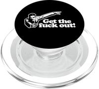 Maglietta con scritta "Get The Fuck-Out", divertente e sarcastico, novità cool PopSockets PopGrip per MagSafe