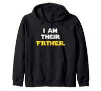 Maglietta con scritta "I Am Their Father", regalo per la festa del papà, per i fan del cinema Felpa con Cappuccio