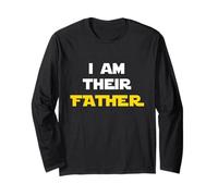 Maglietta con scritta "I Am Their Father", regalo per la festa del papà, per i fan del cinema Maglia a Manica