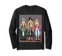 Maglietta con Scritta I do Not Hear I do Not See I do Not Talk Maglia a Manica