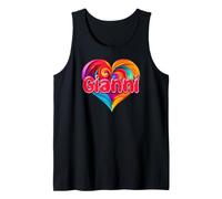 Maglietta con Scritta I Heart Love Gianni con Nome colorato Canotta