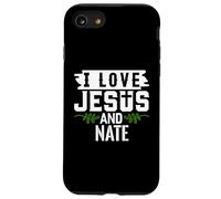Maglietta con scritta "I Love Jesus And Nate" Custodia per iPhone SE (2020) / 7/8
