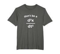 Maglietta con scritta in inglese "Don't Be a Jerk Math", regalo per uomo e donna Maglietta