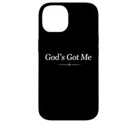 Maglietta con scritta in inglese "God's Got Me" (lingua italiana non garantita) Custodia per iPhone 14