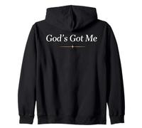 Maglietta con Scritta in Inglese God's Got Me (Lingua Italiana Non Garantita) Felpa con Cappuccio