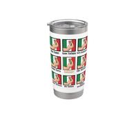Maglietta con scritta "Italian Hand Gestures Funny Italy Flag Graphic Shirt Design Bicchiere termico in acciaio inox doppia parete