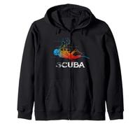 Maglietta con scritta "Love Scuba Diving Diver", regalo per amanti delle immersioni Felpa con Cappuccio