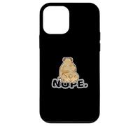 Maglietta con scritta "No" Lazy English Bulldog Custodia per iPhone 12 mini