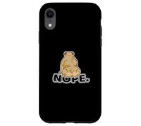 Maglietta con scritta "No" Lazy English Bulldog Custodia per iPhone XR
