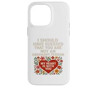 Maglietta con scritta "Not an Ordinary Love Bold Heart", idea regalo. Custodia per iPhone 14 Pro Max