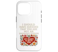 Maglietta con scritta "Not an Ordinary Love Bold Heart", idea regalo. Custodia per iPhone 16 Pro