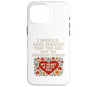 Maglietta con scritta "Not an Ordinary Love Bold Heart", idea regalo. Custodia per iPhone 16 Pro Max