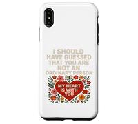 Maglietta con scritta "Not an Ordinary Love Bold Heart", idea regalo. Custodia per iPhone XS Max