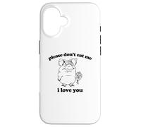 Maglietta con scritta "Please Don't Eat Me, I Love You" Custodia per iPhone 16