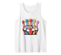 Maglietta con scritta "Scared Bowling Pins - Funny Bowling Team Canotta