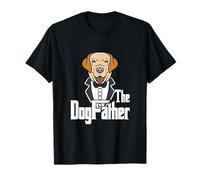 Maglietta con scritta "The Dog Father", Labrador Dog Dogs Daddy Dog Owner Maglietta