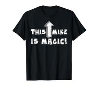 Maglietta con scritta "This Mike Is Magic" Maglietta