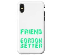 Maglietta con scritta "True Friend" di Gordon S Custodia per iPhone X/XS