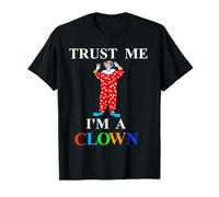 Maglietta con scritta "Trust Me I'm a Clown", idea regalo Maglietta