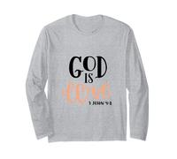Maglietta con versi biblici cristiani - Potenti promesse di Dio Maglia a Manica