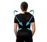 Maglietta correttore di postura da donna | anti mal di schiena | raddrizza schiena e spalle | compressione | maglia corpo | manica corta