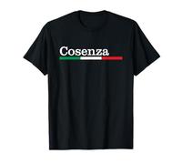 Maglietta Cosenza Città Italiana Bandiera Italia Maglietta