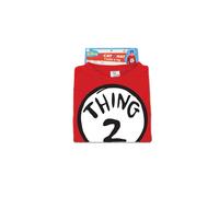 Maglietta Costume Di Dr. Seuss Thing 2 Adulto Piccolo/Medio