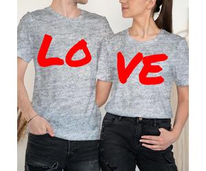 Maglietta Couples Matching Love Hearts Love Valentine's Day Love Goals...