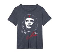 Maglietta Cubana Che Guevara Rebel Guerrilla Revolution Maglietta, Donna Plus-Size, Pervinca, 4X