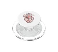 Maglietta Cyber Samurai Maschera Da Demone Giapponese PopSockets PopGrip per MagSafe