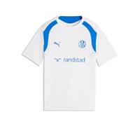 PUMA Maglia da allenamento Olympique de Marseille per ragazzi, Abbigliamento, Bianco, 9-10Y 9-10Y