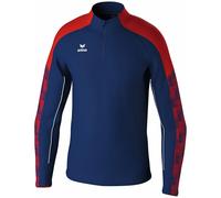 Erima Felpa da Allenamento Evo Star (1262404) Unisex - Bambini e Ragazzi, New Navy/Rosso, 128