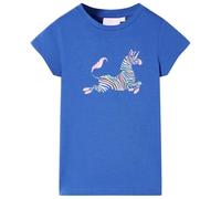 vidaXL Maglietta da Bambina Blu Cobalto 104