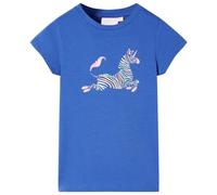 vidaXL Maglietta da Bambina Blu Cobalto 116