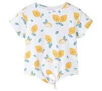 Maglietta da Bambina con Orlo Legato Ecru 104