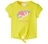 Maglietta da Bambina Gialla 104