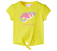 Maglietta da Bambina Gialla 116