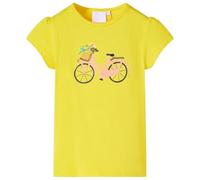 Maglietta da Bambina Gialla 116