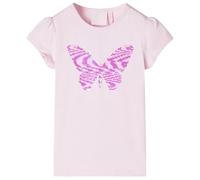 Maglietta da Bambina Maniche Aletta Rosa Tenue 92