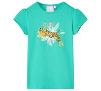 vidaXL Maglietta da Bambina Menta 140