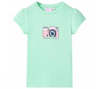 Maglietta da Bambina Verde Brillante 116