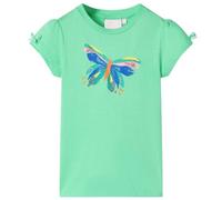 vidaXL Maglietta da Bambina Verde Chiaro 128