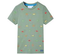 Maglietta da Bambino a Maniche Corte Cachi 140